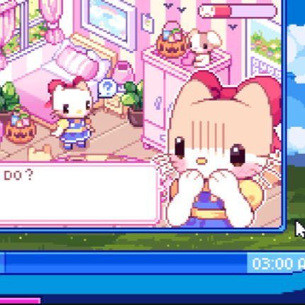 Kitty Starting/Ending screens