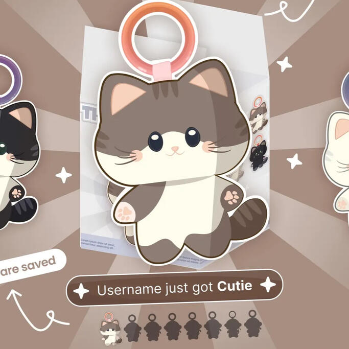 Cat Blind Box Code/Widget ||| Art is replaced/made by me